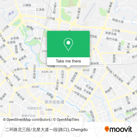 二环路北三段/北星大道一段(路口) map