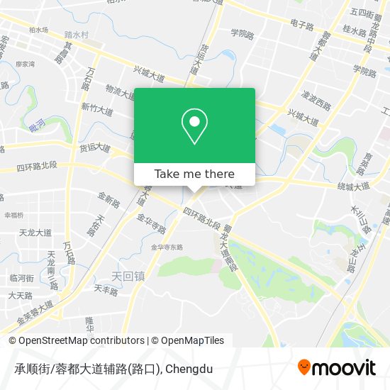 承顺街/蓉都大道辅路(路口) map