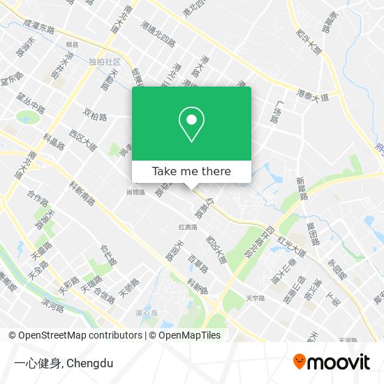 一心健身 map
