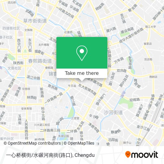 一心桥横街/水碾河南街(路口) map