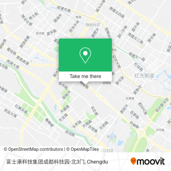 富士康科技集团成都科技园-北3门 map