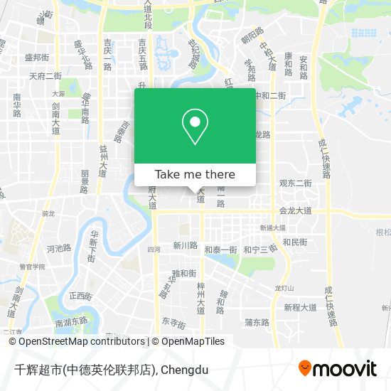 千辉超市(中德英伦联邦店) map