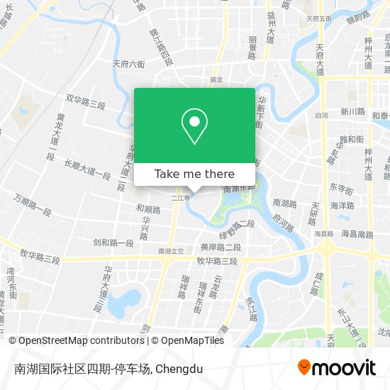 南湖国际社区四期-停车场 map