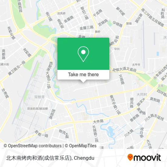 北木南烤肉和酒(成信常乐店) map
