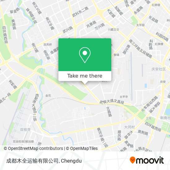 成都木全运输有限公司 map