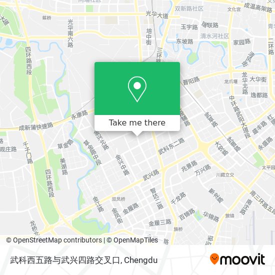 武科西五路与武兴四路交叉口 map