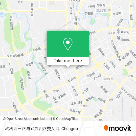 武科西三路与武兴四路交叉口 map