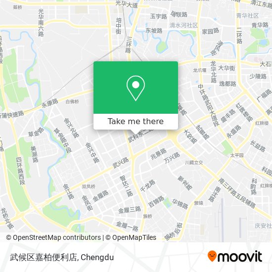 武候区嘉柏便利店 map