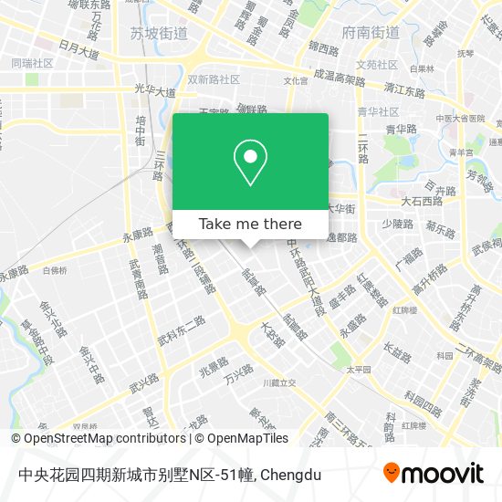 中央花园四期新城市别墅N区-51幢 map