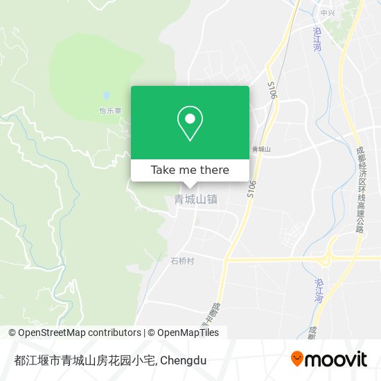 都江堰市青城山房花园小宅 map