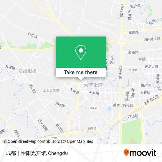 成都丰怡阳光宾馆 map