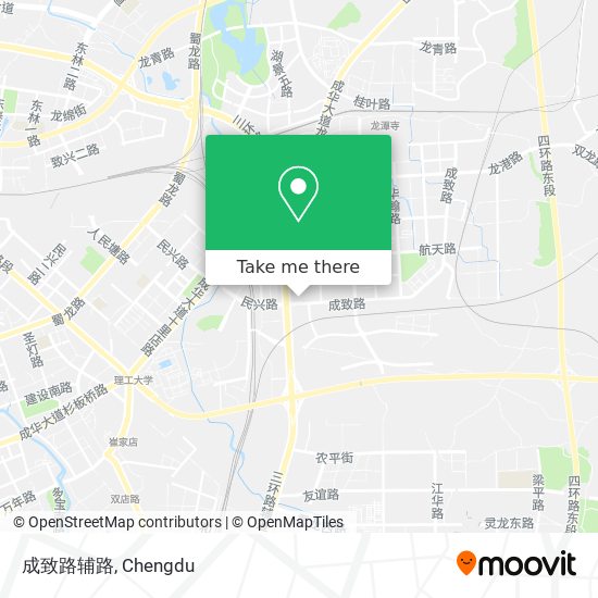 成致路辅路 map