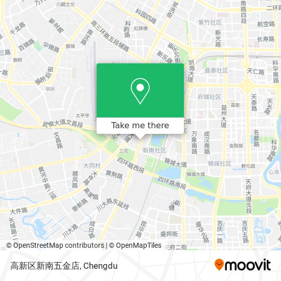 高新区新南五金店 map