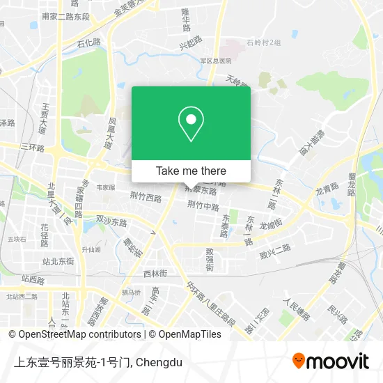 上东壹号丽景苑-1号门 map