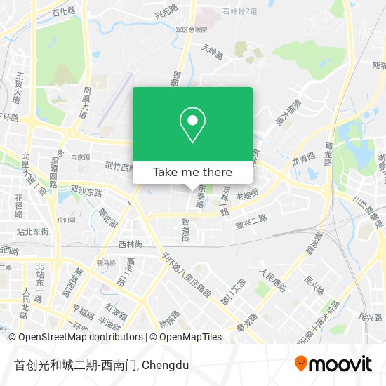 首创光和城二期-西南门 map