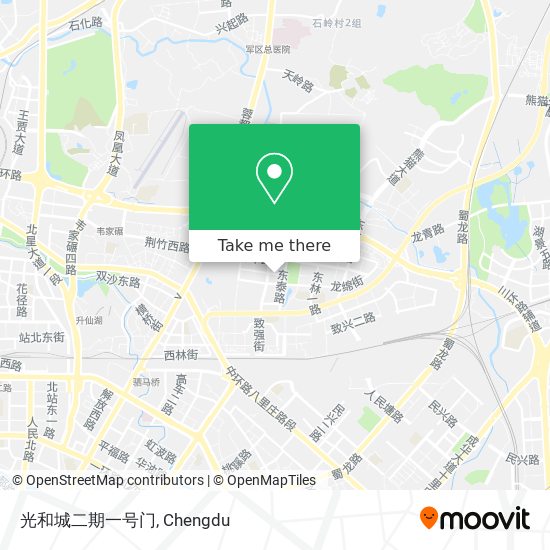 光和城二期一号门 map
