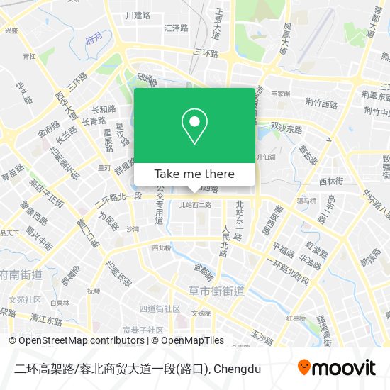 二环高架路/蓉北商贸大道一段(路口) map