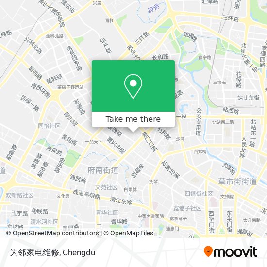 为邻家电维修 map