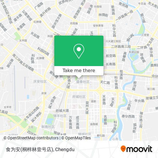 食为安(桐梓林壹号店) map