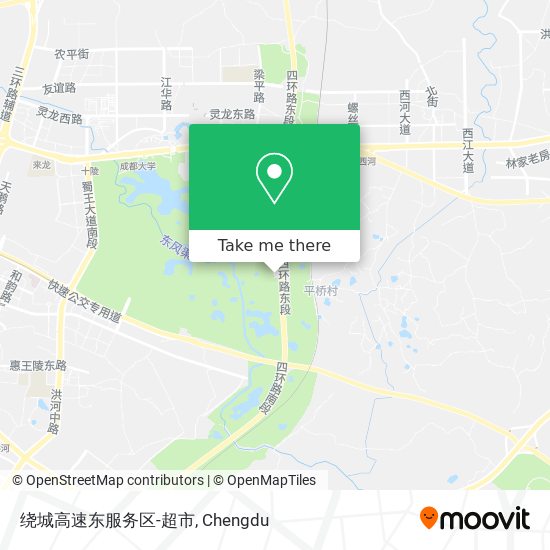 绕城高速东服务区-超市 map
