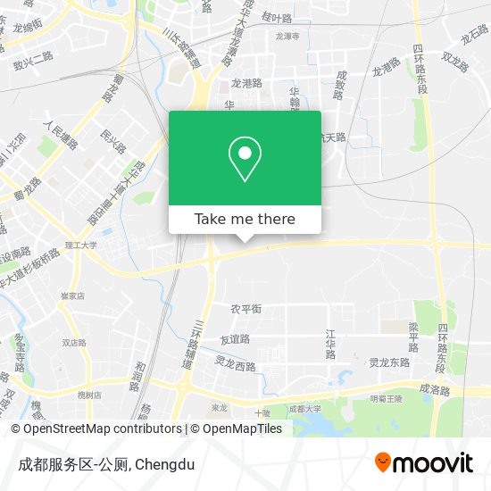 成都服务区-公厕 map