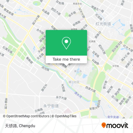 天骄路 map