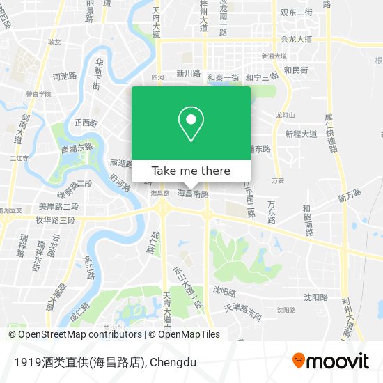 1919酒类直供(海昌路店) map