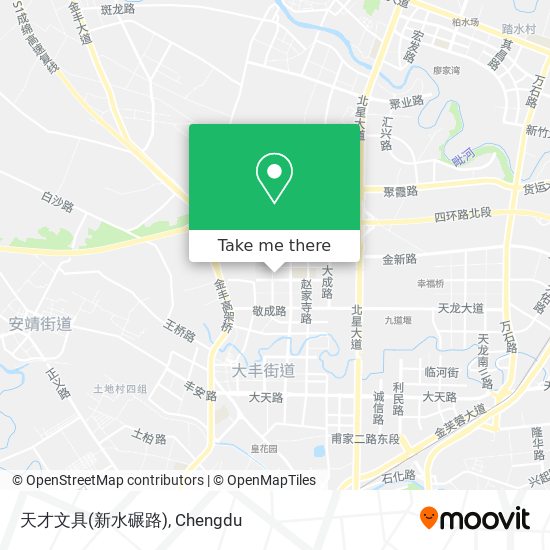 天才文具(新水碾路) map