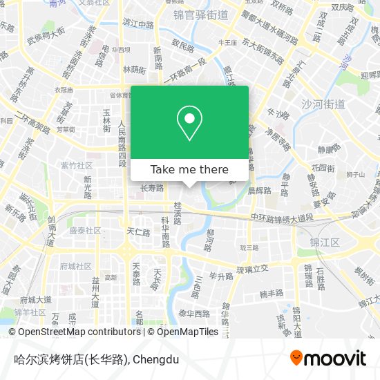 哈尔滨烤饼店(长华路) map