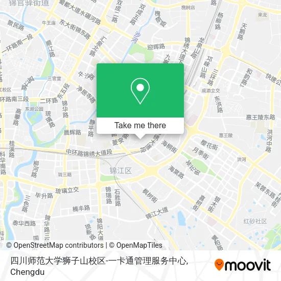四川师范大学狮子山校区-一卡通管理服务中心 map