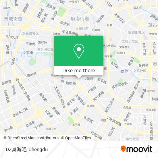 DZ桌游吧 map