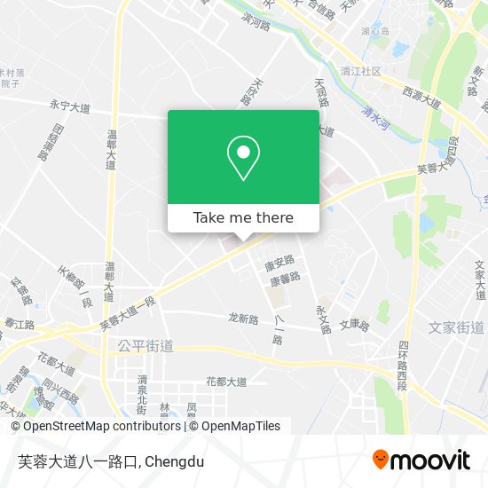 芙蓉大道八一路口 map
