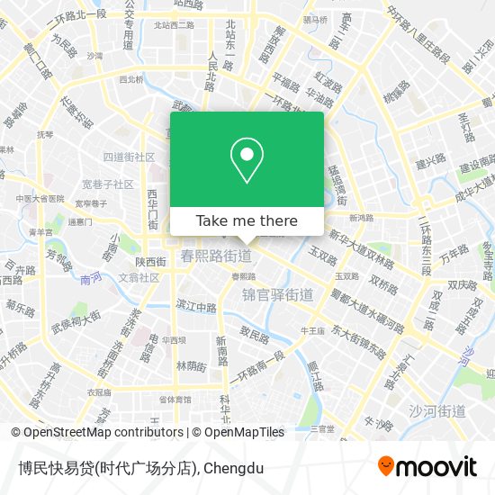 博民快易贷(时代广场分店) map