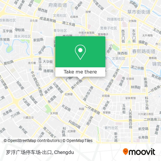 罗浮广场停车场-出口 map