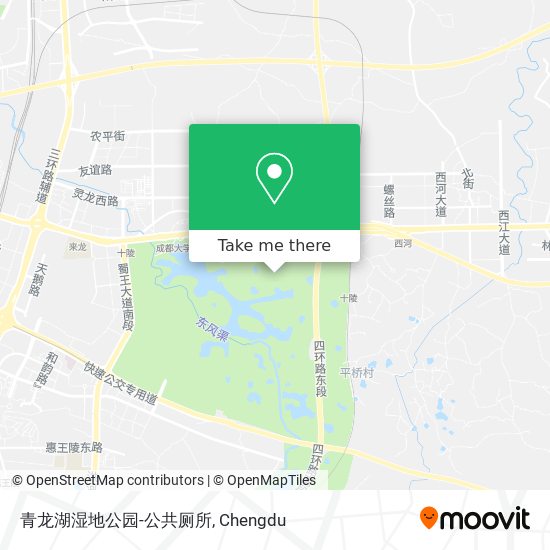 青龙湖湿地公园-公共厕所 map