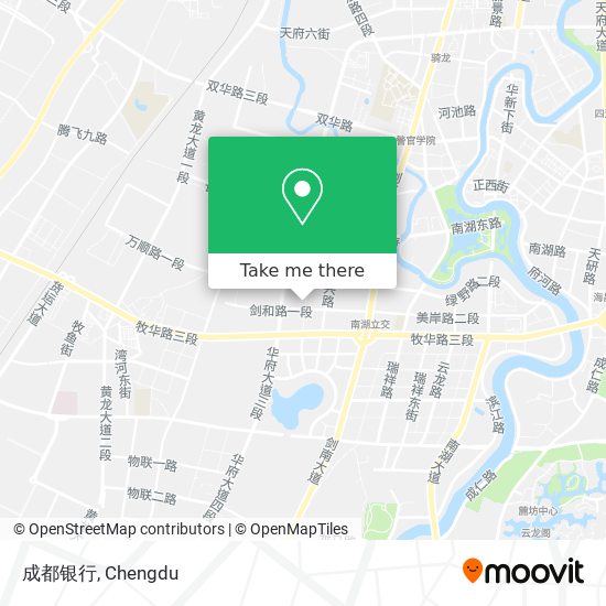 成都银行 map