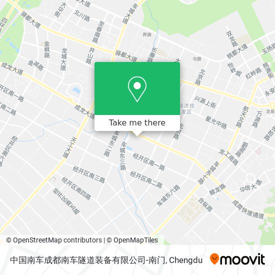 中国南车成都南车隧道装备有限公司-南门 map