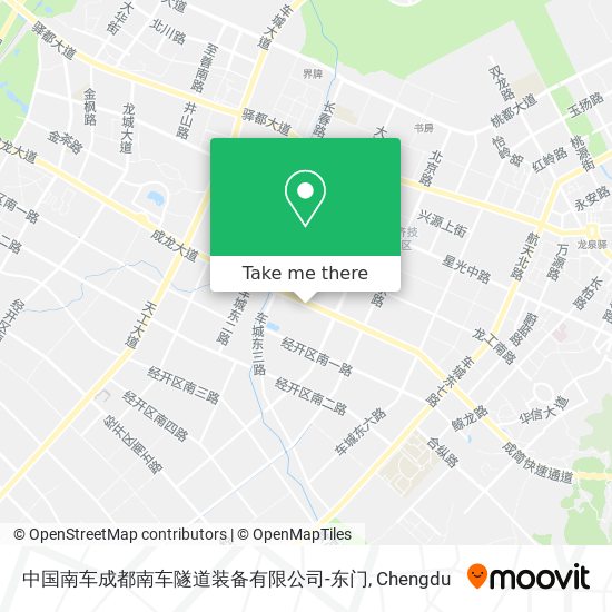 中国南车成都南车隧道装备有限公司-东门 map