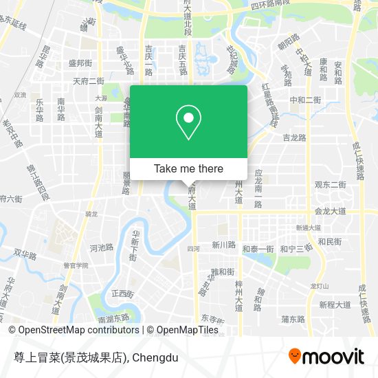 尊上冒菜(景茂城果店) map