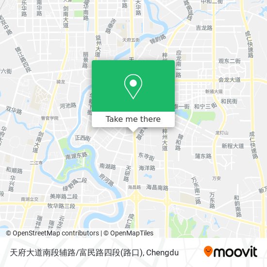 天府大道南段辅路/富民路四段(路口) map