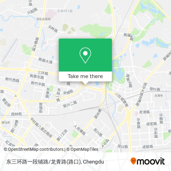 东三环路一段辅路/龙青路(路口) map