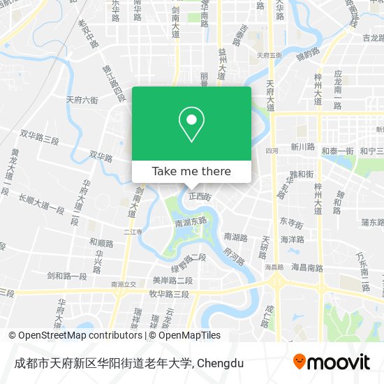 成都市天府新区华阳街道老年大学 map