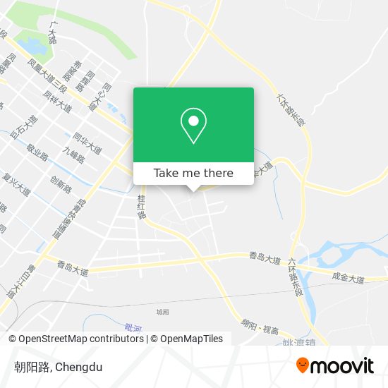 朝阳路 map
