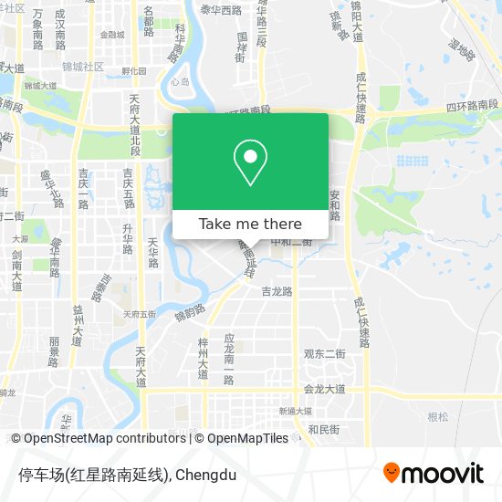 停车场(红星路南延线) map