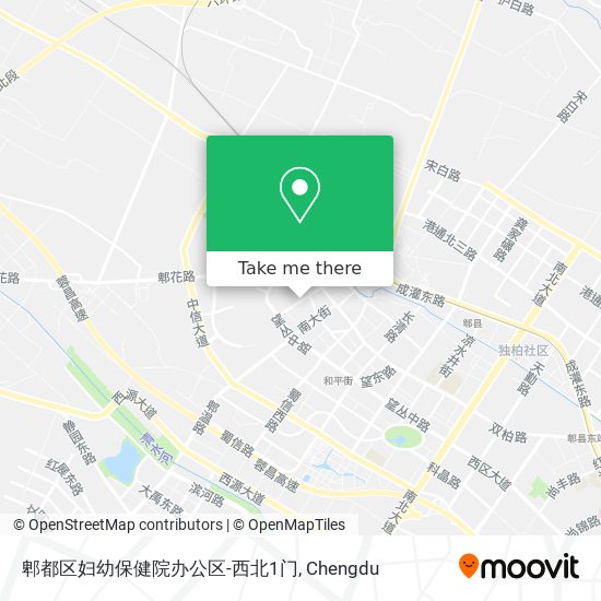 郫都区妇幼保健院办公区-西北1门 map