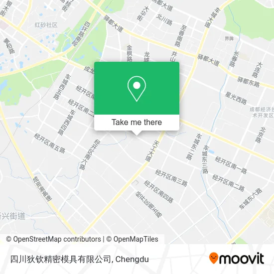 四川狄钦精密模具有限公司 map