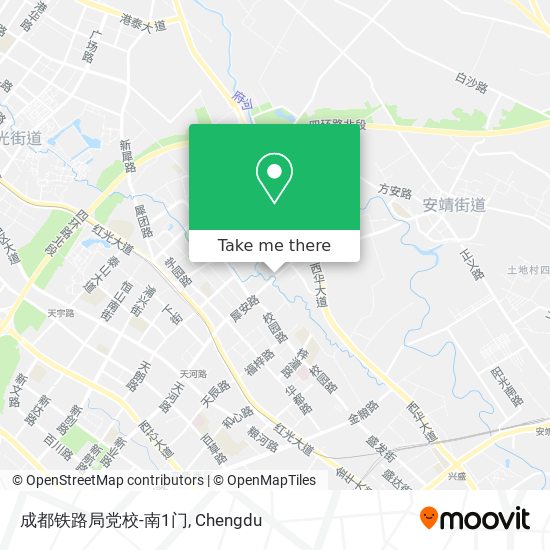 成都铁路局党校-南1门 map