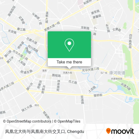 凤凰北大街与凤凰南大街交叉口 map