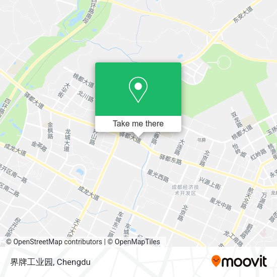 界牌工业园 map
