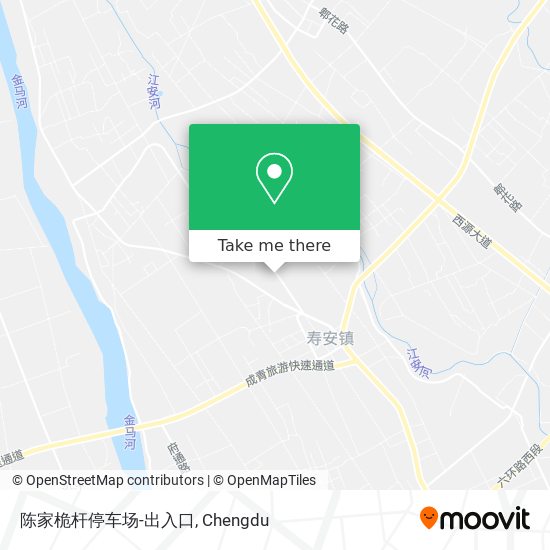 陈家桅杆停车场-出入口 map